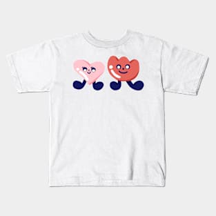 Heartfelt Joy: Beside a Blossom Kids T-Shirt